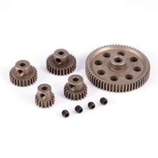 Metal Diff Main Gear 64T Motor Pinion Gears 21T for1/10 Redcat HSP Monster Truck