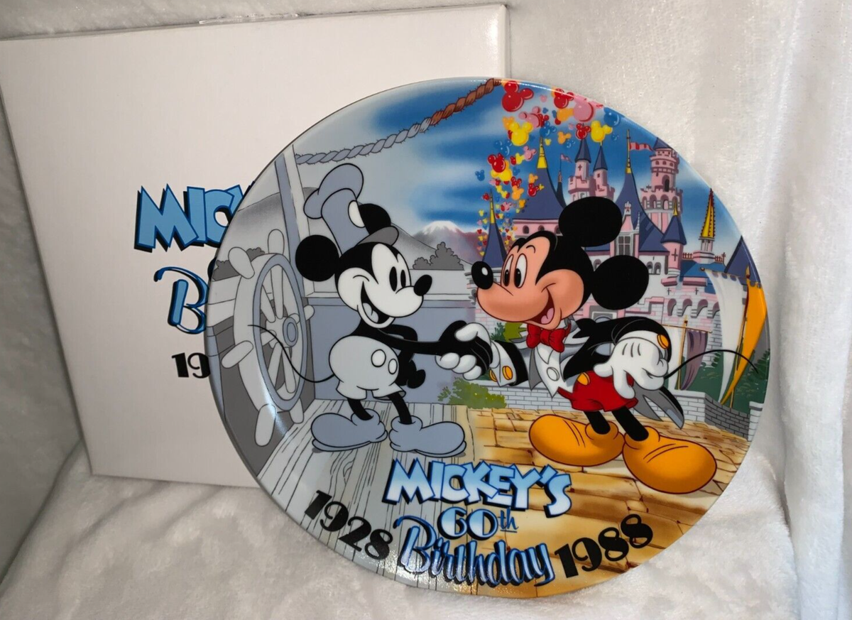 New Vintage Walt Disney 1928 - 1988 Mickey's 60th Birthday