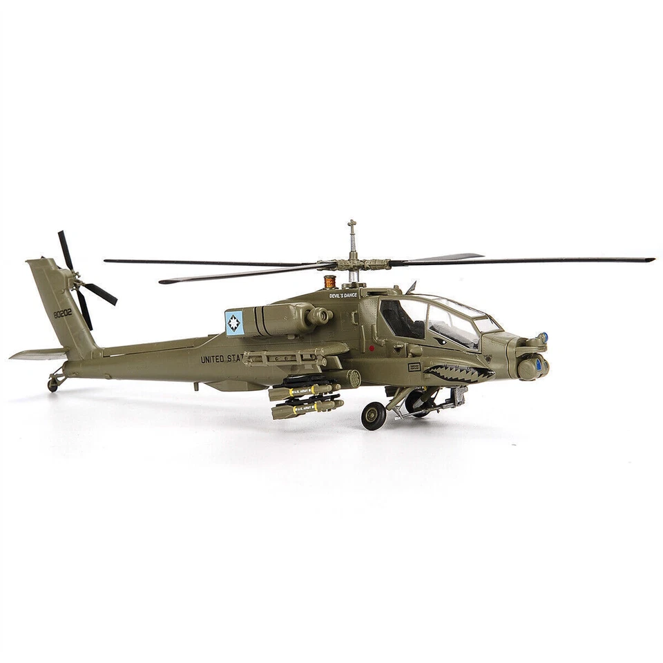 1/72 Apache AH-64A Helicopter US Military Models Aircraft Afghanistan Model Toy - Image 3 of 4