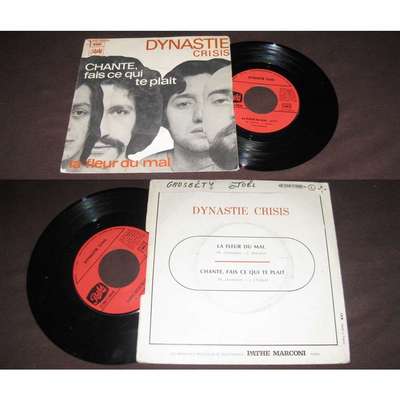 DYNASTIE CRISIS - La Fleur Du Mal Rare French Psych Prog PS 1971