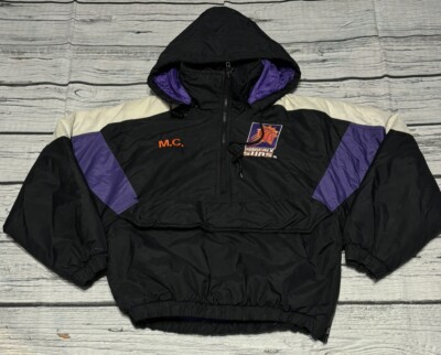 Vintage Phoenix Suns Anorak Puffer Jacket Hoodie Youth Large 14-16