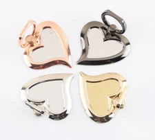 Universal 360 Rotating Heart Shape Cell Phone Tablet Ring Stand Holder - Mirror