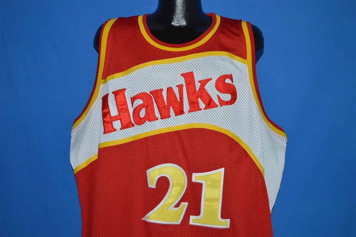 ATLANTA HAWKS DOMINIQUE WILKINS 21 MITCHELL NESS BASKETBALL