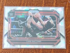 2023 Panini Prizm WWE Cracked Ice #3 Luke Gallows Wrestling Card