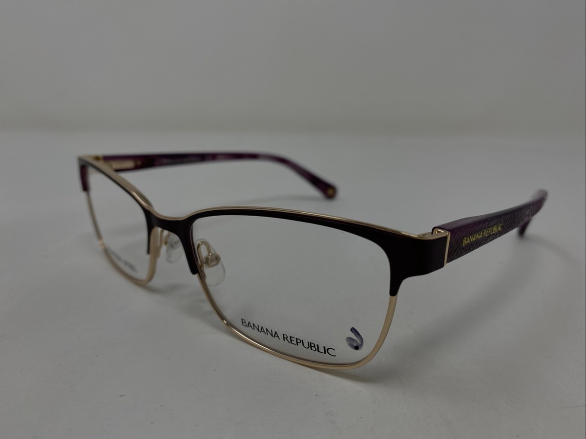 Banana Republic MABEL 1JZ 52-16-130 Plum/Gold Full Rim  display picture 3