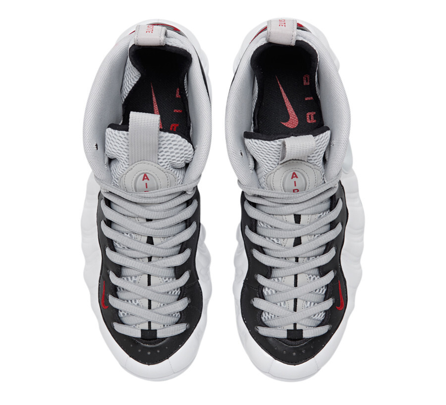 Nike Air Foamposite Pro White Black University Red - Size 14