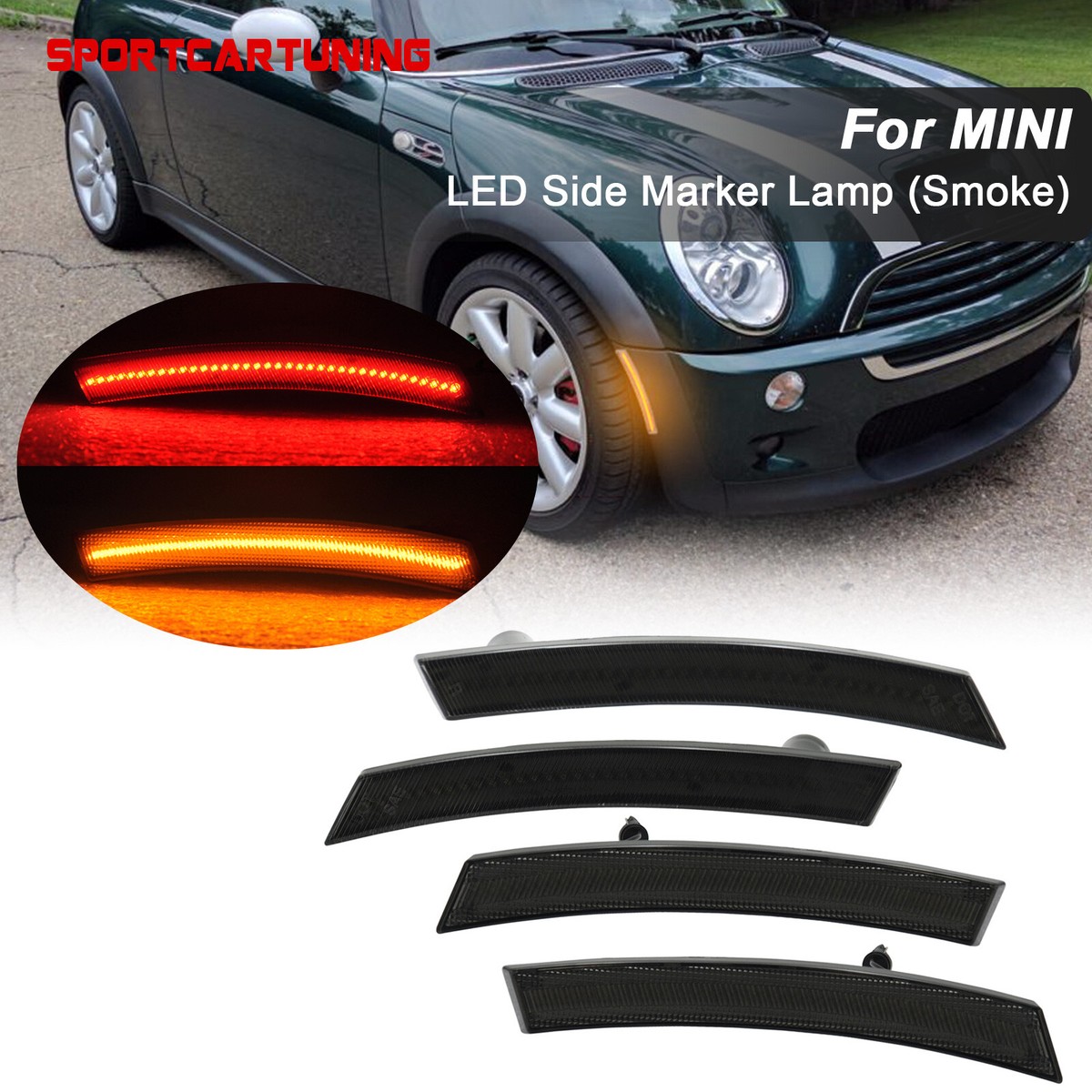 Clignotants Latéraux Led Dynamiques Pour Mini Cooper R50 R52 R53 01-08