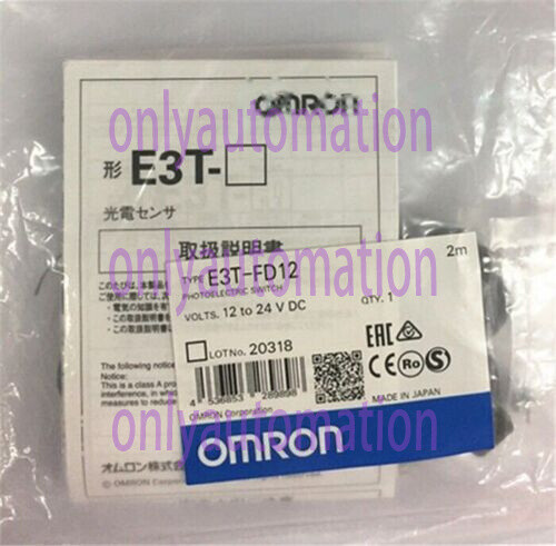 Interruttore sensore fotoelettrico Omron E3T-FD12 E3TFD12 1PZ nuovissimo