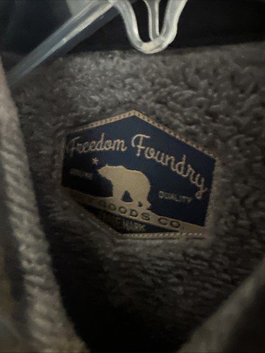 Freedom Foundry Fleece Flannel Shirt, Soft, Brown Plaid, Men's Large, NEW - Picture 4 of 6