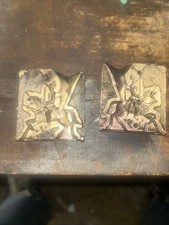 VINTAGE TOY SOLDIER LEAD Figure Horse Knight Armor Caster