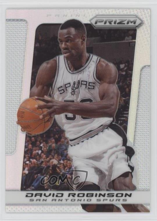 2013-14 Panini Prizm Silver Prizm David Robinson #226 HOF 5ir