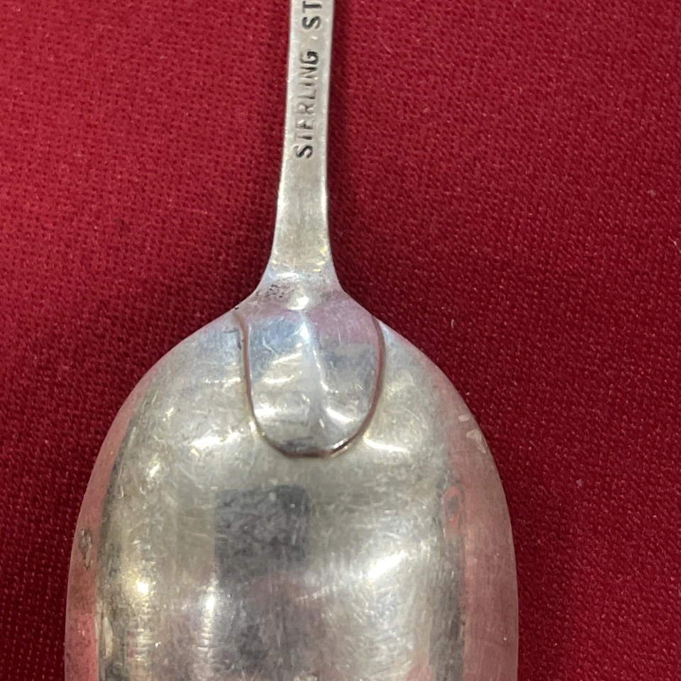 Vintage Stieff Sterling Silver Queen Anne Williamsburg 4.5” Demitasse Spoon - Image 3 of 4