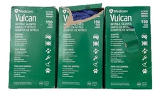 MEDICOM Vulcan Latex-Free Indigo Nitrile Gloves, Size XL 400+ Bundle OB