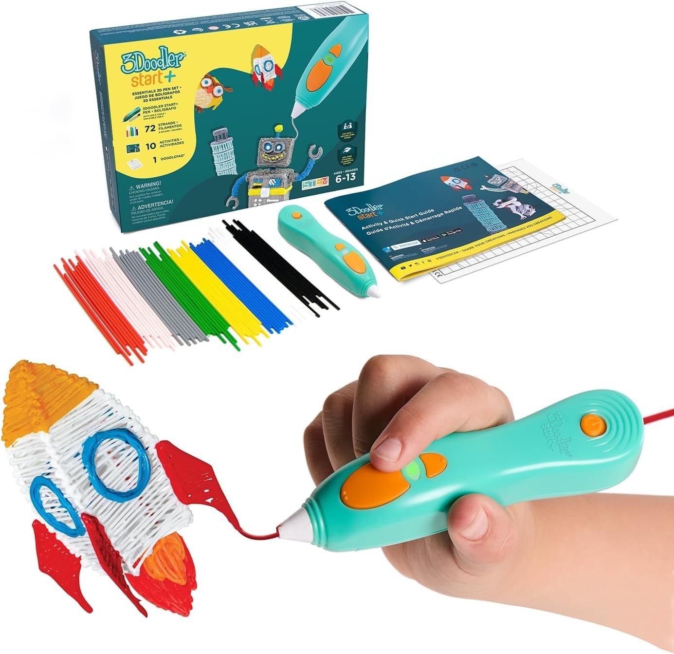 Start+ Essentials 3D Pen Set for Kids &ndash; Easy Learn-at-Home