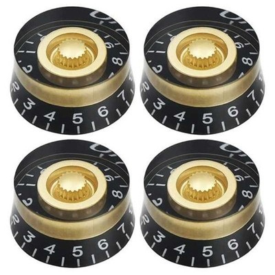 4pcs Acrylic Volumes Tone Control Knobs Electric Guitar Knobs Easy to Use