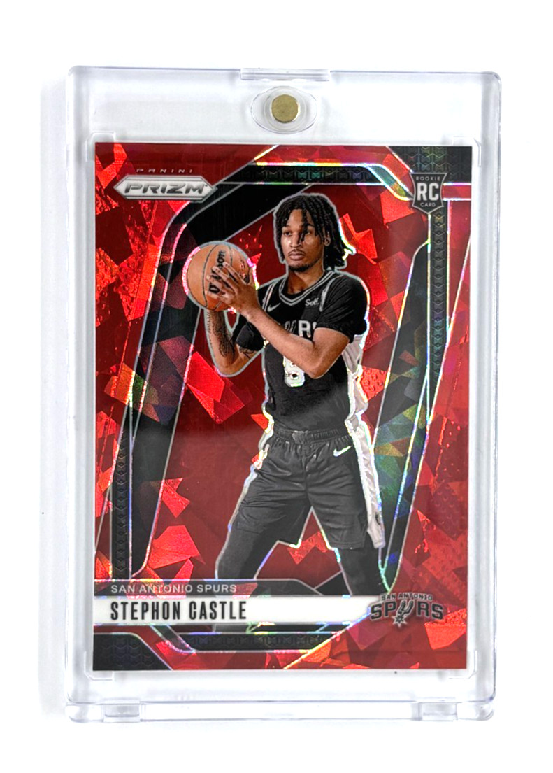 2024-25 Panini Prizm - Stephon Castle #234 Red Ice Prizm (RC)