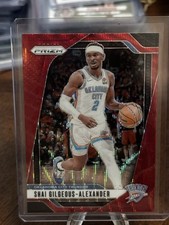 2024-25 Panini Prizm Shai Gilgeous-Alexander #113 Ruby Wave Prizm MVP