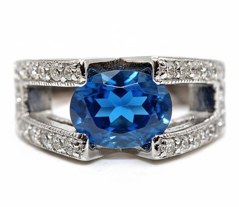 3CT Heat Treated Kyanite 925 Sterling Silver Ring Jewelry Sz 8
