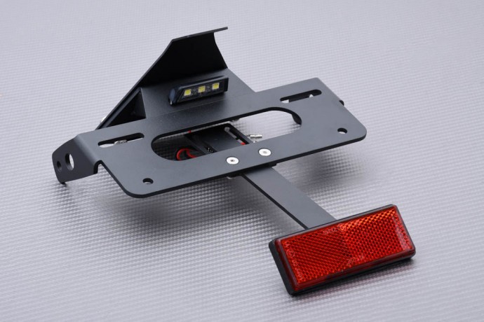 Support de Plaque Moto APRILIA RS4 125 2011-2016 Accessoire Fixation Catadioptre