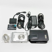 FUJIFILM FINEPIX F10 Silver Compact Digital Camera Tested Working Japan