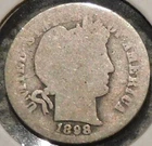 Silver Dime - Barber - 1898-O (Lowball) - Set Break