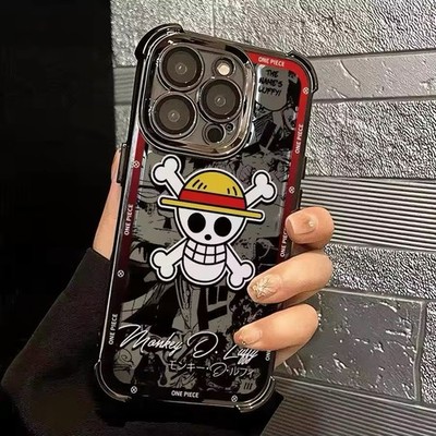 One Piece Themed Phone Case For iPhone 16 15 14 13 12 11 Pro Max
