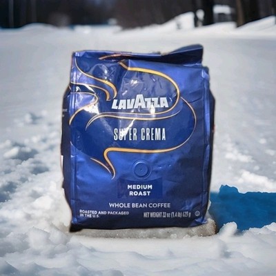 Lavazza Super Crema Whole Bean Coffee, Medium Espresso Roast,1.4 Lb Bag Pk of 1