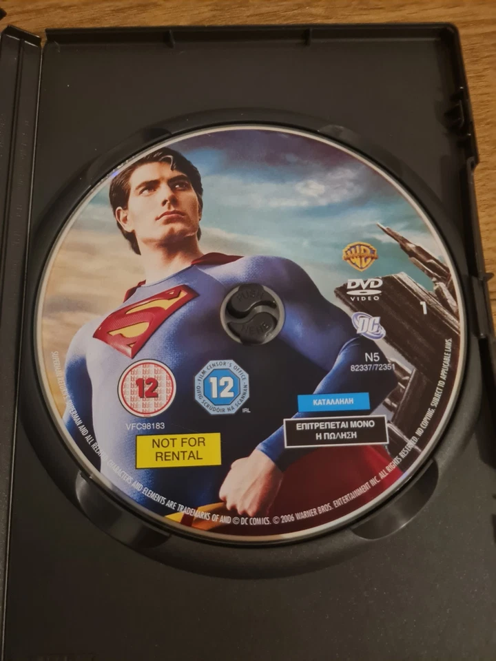 Superman Returns / Man Of Steel (DVD, 2013) {Superhero Movie} [Region 2] [UK] 12 - Image 2 of 4