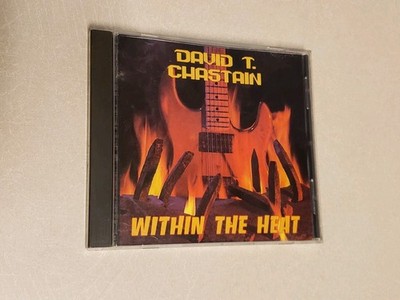 David T. Chastain Within The Heat CD Rock 1988 Leviathan Records Disc NM