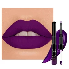 evpct 1Pcs Purple Matte Lip Liner  Liquid Lipstick Stain Makeup Set for Women...