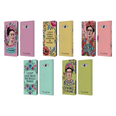 OFFICIAL FRIDA KAHLO ART & QUOTES LEATHER BOOK WALLET CASE FOR SAMSUNG PHONES 3