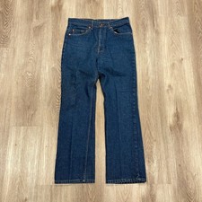 Vintage 80s Levi's 517-0217 Red Tab Bootcut Dark Wash Jeans Men's Size 31x30