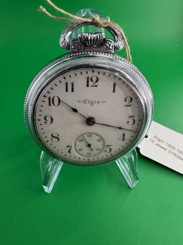 Elgin Grade 96 Model 4 1900 18S 15J Pocket Watch 5765940 Runs!!