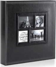 4x6 Photo Album 500 Pockets Large Family Wedding Picture Book Black
