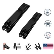 Precision Curved Nail Clipper Set - Sharp & Durable Stainless Steel Tools