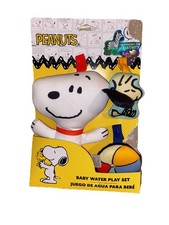 Peanuts Snoopy Baby Water Play Set Bath Pool Toy 0 New