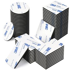 Double Sided Adhesive Pads, 60Pcs Foam Tape Pads with 3M Adhesive, Sticky Self-A