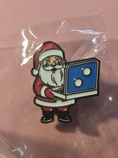 2025 Domino's Pizza Christmas ENAMEL Pin Santa Claus 🎅 🍕