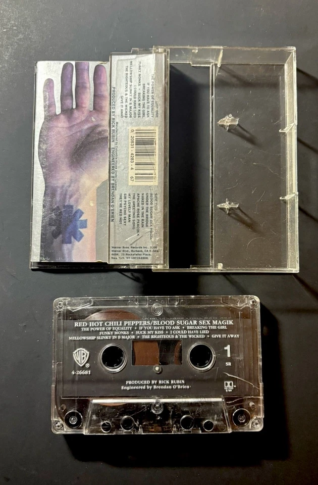 Red Hot Chili Peppers Cassette Tape Blood Sugar Sex Magik 1991 Foto 2 de 2