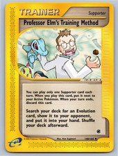 2002 EXPEDITION BASE SET PROFESSOR ELM'S TRAINING METHOD 148/165 NM A104895 on eBay