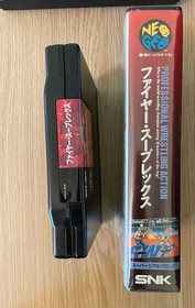 Neo Geo AES-Fire Suplex (3 Count Bout ) Cartridge And Case, Near Mint, US seller