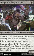 Bebop, Warthog Warrior 0098 TMNT MTG Magic the Gathering card