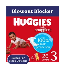 Huggies Little Snugglers Diapers Huge Pack - Size 3 26