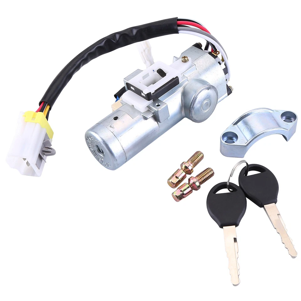 For 1999-04 Nissan Xterra Frontier SC SE SVE XE Ignition Switch w/ Lock Cylinder - Imagem 2 de 4