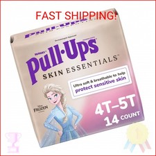 Pull-Ups Girls' Skin Essentials Potty Training Pants, Training Underwear, 4T-5T