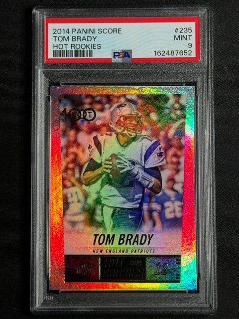2014 Panini Score Rookies Tom Brady #235 PSA 9 MINT INSERT NEW LABEL SP FOIL