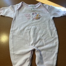 Vtg Disney Babies 2000 Minnie Mouse One Piece Sleepwear Infant 0-3 Months