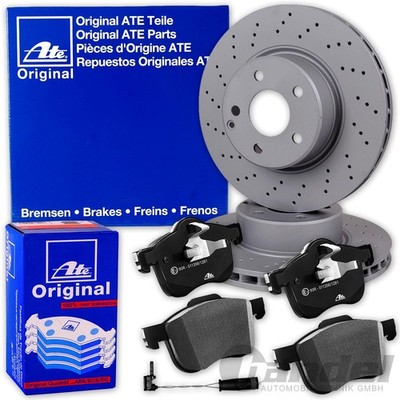 ATE BREMSSCHEIBEN 350mm + BELÄGE VORNE für MERCEDES S-KLASSE W221 + SL R230
