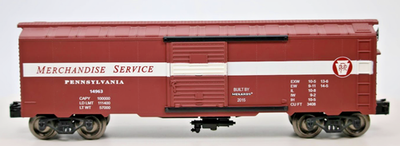 #ad Menards Pennsylvania Merchandise Service O Gauge Die Cast Boxcar Used Loose $29.99