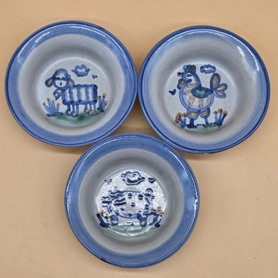 MA Hadley Sign Country Farmhouse Animal Lamb Chicken Pig Trinket/Sauce Dish/Bowl
